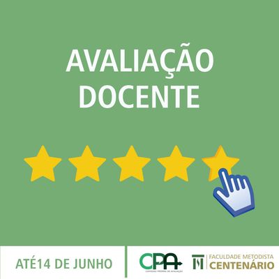 Participe da Avaliação Docente 2019/1 Participe da Avaliação Docente 2019/1