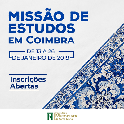 Instituição abre vagas para Missão de Estudos em Portugal Instituição abre vagas para Missão de Estudos em Portugal