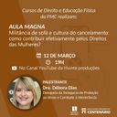 Cursos de Direito e Educação Física promovem Aula Magna conjunta no dia 12 de março