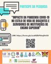 Faculdade Metodista Centenário participa de pesquisa sobre o impacto da pandemia da COVID-19