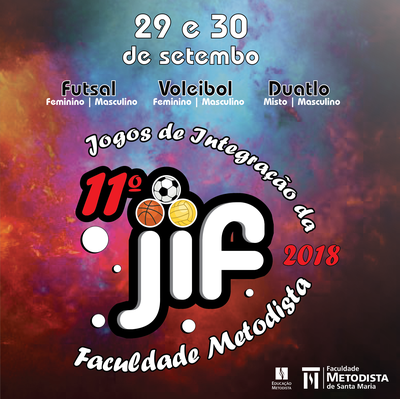 11º Edição do JIF será nos dias 29 e 30 de setembro 11º Edição do JIF será nos dias 29 e 30 de setembro
