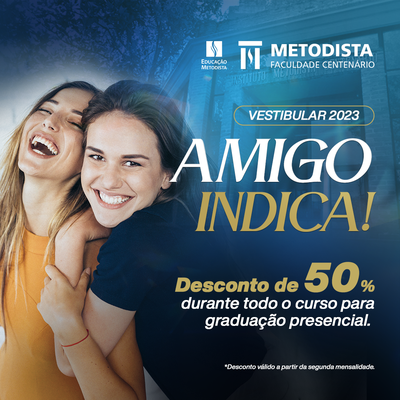Alunos da Metodista Centenário agora podem ajudar seus amigos a começar a carreira entre os melhores Alunos da Metodista Centenário agora podem ajudar seus amigos a começar a carreira entre os melhores