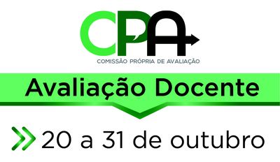 Participe da Avaliação Docente 2018/2 Participe da Avaliação Docente 2018/2