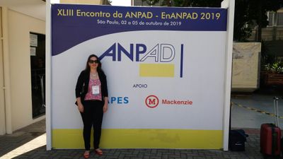 Professora da FMC participou do XLIII EnANPAD Professora da FMC participou do XLIII EnANPAD