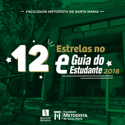 Todos os cursos da Faculdade Metodista são estrelados pelo Guia do Estudante Todos os cursos da Faculdade Metodista são estrelados pelo Guia do Estudante
