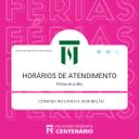 Período de Férias - Saiba os horários de atendimento dos setores do IMC