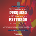 Prorrogado prazo de inscrições para a 12ª Jornada de Pesquisa e 11ª Jornada de Extensão de Direito