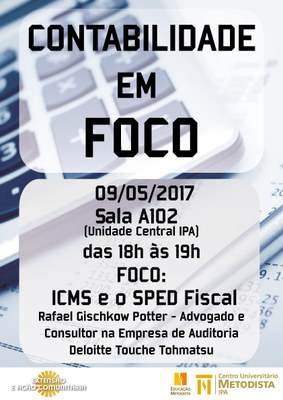 “Contabilidade em Foco” discute "ICMS e SPED FISCAL" “Contabilidade em Foco” discute "ICMS e SPED FISCAL"