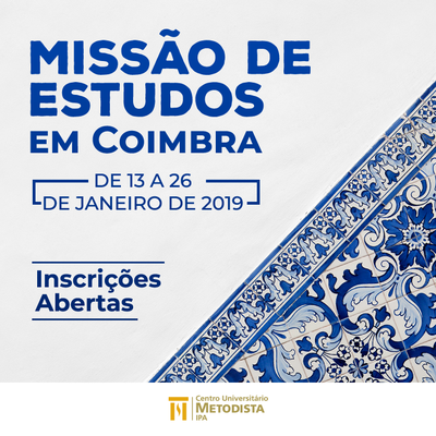 Instituição abre vagas para Missão de Estudos em Portugal Instituição abre vagas para Missão de Estudos em Portugal