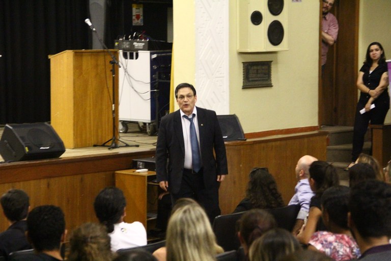 Claudio Brito na Aula Magna