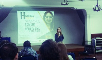Curso de Jornalismo do IPA, em parceria com Zero Hora, realiza palestra sobre: “Pessoas Comuns Inspirando Reportagens Especiais” Curso de Jornalismo do IPA, em parceria com Zero Hora, realiza palestra sobre: “Pessoas Comuns Inspirando Reportagens Especiais”