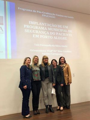 Trabalho de professora de Enfermagem do IPA se torna portaria que instituiu o Programa Municipal de Segurança do Paciente em Porto Alegre Trabalho de professora de Enfermagem do IPA se torna portaria que instituiu o Programa Municipal de Segurança do Paciente em Porto Alegre