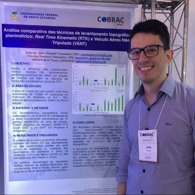 Egresso de Engenharia Civil participa do COBRAC 2018 Egresso de Engenharia Civil participa do COBRAC 2018