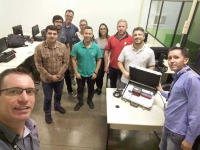 Grupo de estudantes da disciplina de Informática Industrial conhece sede do SENAI Mauá Grupo de estudantes da disciplina de Informática Industrial conhece sede do SENAI Mauá