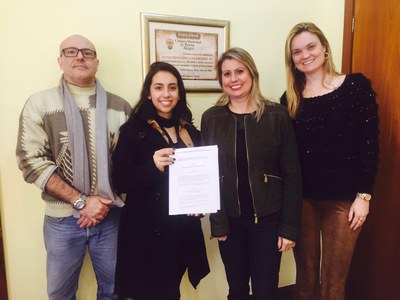 Estudantes do curso de Direito convidam Reitora do IPA para participar da sua Semana Acadêmica Estudantes do curso de Direito convidam Reitora do IPA para participar da sua Semana Acadêmica