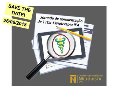 II Jornada de Apresentações dos TCCs de Fisioterapia será realizada em 26 de junho II Jornada de Apresentações dos TCCs de Fisioterapia será realizada em 26 de junho