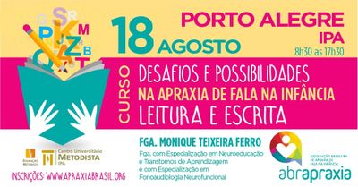 Participe do curso Desafios e Possibilidades na Apraxia de Fala na Infância Participe do curso Desafios e Possibilidades na Apraxia de Fala na Infância