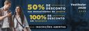 50% de Desconto 13/01/2020