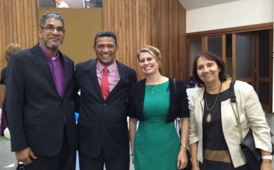 IPA e Colégio Metodista Americano homenageiam Bispo da 2ª Região Eclesiástica da Igreja Metodista pelos seus 15 anos de episcopado e aniversário IPA e Colégio Metodista Americano homenageiam Bispo da 2ª Região Eclesiástica da Igreja Metodista pelos seus 15 anos de episcopado e aniversário
