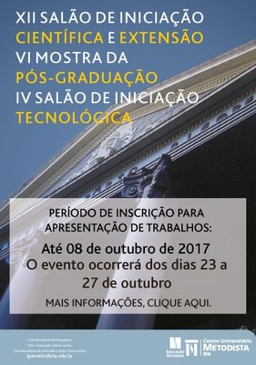 IPA abre inscrições para o Salão de Iniciação Científica e Extensão IPA abre inscrições para o Salão de Iniciação Científica e Extensão