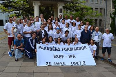 Turma de formandos de 1987 da Esef se reuniu no IPA no último sábado Turma de formandos de 1987 da Esef se reuniu no IPA no último sábado