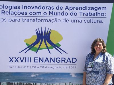 Coordenadora do Curso de Administração participa de XXVIII Enangrad Coordenadora do Curso de Administração participa de XXVIII Enangrad
