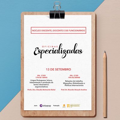 NDDF realizará Oficinas Especializadas NDDF realizará Oficinas Especializadas