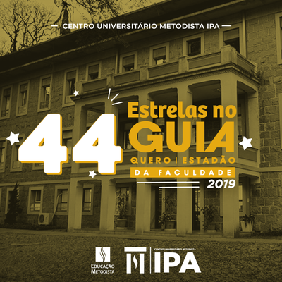 IPA recebe 44 estrelas no novo Guia da Faculdade Estadão IPA recebe 44 estrelas no novo Guia da Faculdade Estadão
