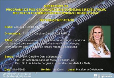 IPA realiza primeira banca de defesa de Mestrado de forma totalmente online IPA realiza primeira banca de defesa de Mestrado de forma totalmente online