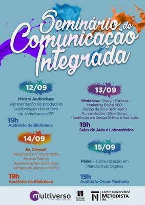 1º Seminário de Comunicação Integrada 1º Seminário de Comunicação Integrada