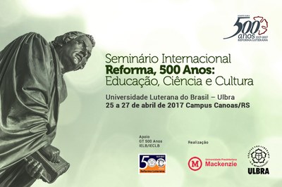 Reitora do IPA ministra palestra no Seminário Internacional - Reforma, 500 anos: Educação, Ciência e Cultura na ULBRA Reitora do IPA ministra palestra no Seminário Internacional - Reforma, 500 anos: Educação, Ciência e Cultura na ULBRA